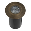 Integrated LED In-Ground Well Light for Low Voltage Landscape Lighting [Brass]